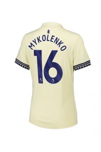 Everton Vitaliy Mykolenko #16 Voetbaltruitje Uit tenue Dames 2025-26 Korte Mouw